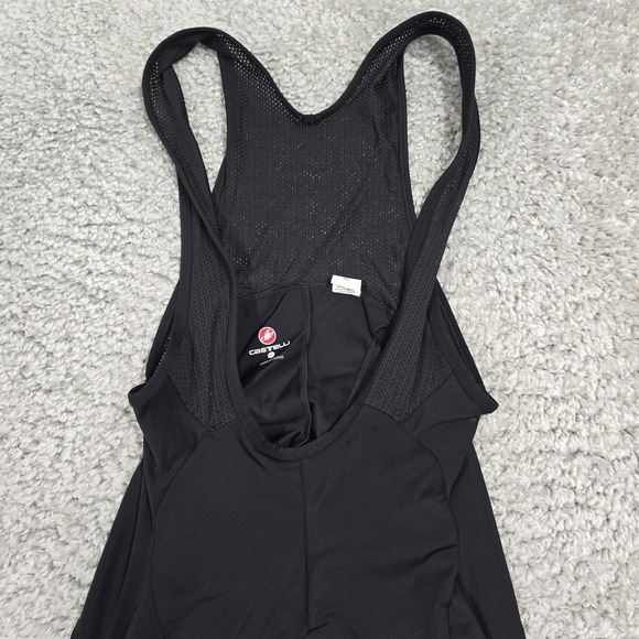 Castelli Mens Cycling Bib Shorts Black‎ Size XXL Padded Road Racewear - Picture 3 of 13